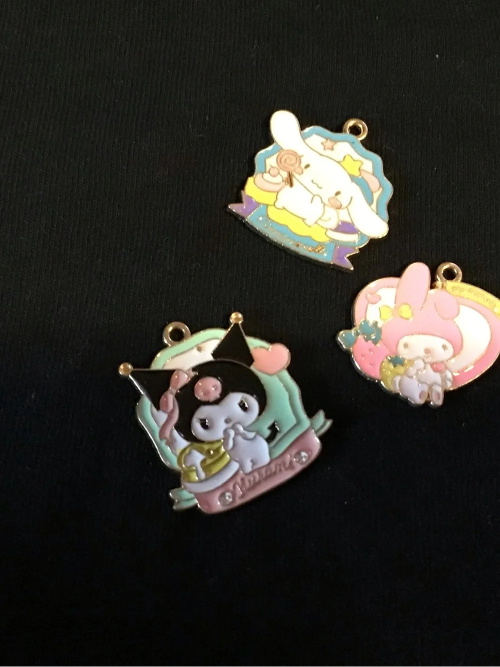 Sanrio Character Enamel mini magnet set - Pastel Multicolor